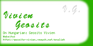 vivien geosits business card